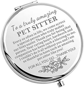 CHOORO Dog Walker Gift Pet Sitter Appreciation Gift to A Truly Amazing Pet Sitter Pocket Mirror (AMAZING PET SITTER)