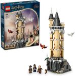 LEGO® Harry Potter™ Hogwarts™ Castle Owlery 76430, Fantasy Toy for Kids, Animal Adventure Playset, Includes 3 Characters, Wizarding World Toy Set for Girls, Boys and Any Fan Aged 8 Plus