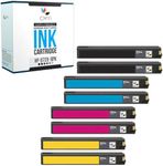 CMYi 972X Combo Pack of 8 Replacement Ink Cartridge for HP PageWide 377dn, P55250dw, P57750dw, 352dn, 452dn, 452dw, 452dwt, 477dn, 477dw, 477dwt, 552dw Printer (2 Black, 2 Cyan, 2 Magenta, 2 Yellow)
