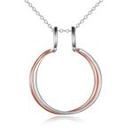 Ring Holder Necklace Sterling Silver Rose Gold Horseshoe Neclace Engagement Ring Keeper Necklace Horseshoe Jewelry Gift for Women