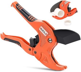 AIRAJ Cortador de PVC Cortador de Tubos Tipo Trinquete para Cortar PVC PPR Mangueras de Plástico y Tuberías de Plomería Adecuado para Herramientas de Electricista y Carpintería (Rojo)