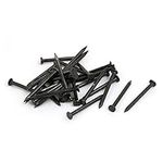 sourcingmap Hardware Nails 2mm x 25mm Fiber Concrete Cement Wall Point Tip Nails Black 30pcs