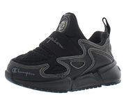 Champion Kids Flex Future Slip-On (Toddler) Black/Silver 4 Toddler M