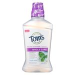 Tom's of Maine Whole Care Natural Mouthwash, Mild Mint, 16 Ounce, 6 Count