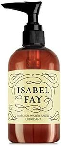 Isabel Fay Natural Water Based Personal Lubricant for Sensitive Skin, No Parabens, No Glycerin, 8 oz