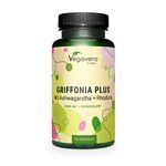 Vegavero 5HTP High Strength | 750 mg Griffonia Seed, Rhodiola & Ashwagandha Extracts | Premium Branded Raw Materials | Synergistic & Natural Adaptogens | NO Additives, Lab-Tested | Vegan