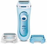 Braun Silk-épil 5 Lady Shaver, 3-in-1 Electric Shaver, Trimmer and Exfoliation System, Wet & Dry, 5-160, Blue