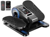 Under Desk Elliptical Machine, Electric Seated Pedal Exerciser, Quiet Leg Exerciser While Sitting for Seniors,Portable Leg Exercise Machine with Remote,Adjustable 12-Speeds Manual & Auto Mode
