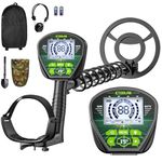 ETOOLAB Metal Detector, Professional Metal Detectors for Adults & Kids, 5 Modes, IP68 Waterproof, Complete with Headphones, Collapsible Shovel, Batteries and Backpack