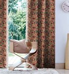 Casableu Cabal 2 Piece Polyester Eyelets (Steel) Blackout Curtains with Tie Back, Bedroom Living Room (Peach, 7 Ft x 4.2 Ft)