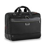 Briggs & Riley Large Expandable Brief Briefcase Black One Size