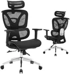 Ergonomic Mesh Office Chair, Reclining High Back Mesh Office Chair with Dynamic Lumbar Support, Swivel Task Chair for Home Office Chair,High Back Gaming Chair Black