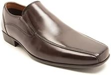 Thomas Crick Men's 'Moray' Slip-on Shoes, Classic, Timeless and Durable Formal Shoes with a Smart and Sleek Upper, Crafted with Premium Quality Leather (Black/Tan/Brown)