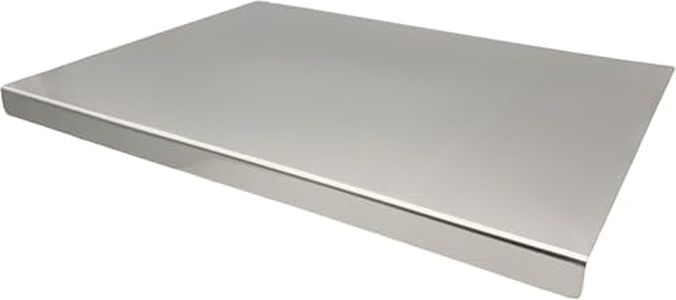 Stainless Steel Cutting Board for Kitchen Counter, Chopping Mat for Meat, Fruits, Vegetables, Bread, Baking and More, Kitchen Essential Gadgets (40x30cm)