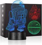 3D Star Wars Lamp, ZNZ LED Optical 