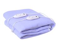 Expressions Polar Electric Bed Warmer - Electric Under Blanket 350 TC - Double Bed Size (150Cms X 160Cms) - Color: Mauve, Lightweight, Polyester & Polyester Blend