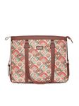 ZOUK Office Bag | Stylish Bags for Office Use | Laptop Bag 15.6 inch | Stylish Tote for Office Use | Purse for Women | Vegan Leather Handbag | Daily & Travel Use | Mughal Art Multicolor
