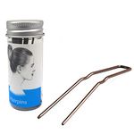 Hairpins for Bun ROCST Bobby Pins Clips for Ballet Woman girl Hairdressing salon - 12pcs… (3 Inch (Pack of 12), Black)