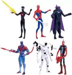 Marvel Spider-Man Across The Spider-Verse Ultimate Showdown Collection, 6-inch Action Figures