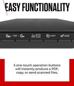 Canon LiDE 400 Flatbed Scanner – High-Resolution, Black