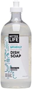 Better Life Dish Soap, Unscented, 22 Ounces