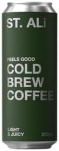 ST. ALi Feels Good Organic Cold Brew Coffee | Ready to Drink | 250ml Cans | 24 Pack