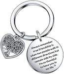 De&ai Best friend Birthday jewelry long distance Friendship gift cousin gift best friend Appreciation gift cousin keychain sister keychain BFF keychain sister in law gift