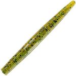 Yum Lures Dinger Classic Worm All-Purpose Soft Plastic Bass Fishing Lure - Great Texas Rigged, Wacky Style, Carolina Rigged, Pitched, Etc, Pumpkin Pepper/Green Flake, 3"