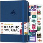 Clever Fox Reading Journal for Book Lovers – Book Journal Reading Log – Book Reading Tracker Journal – Reading List Book Tracker Journal – 55 Books, A5 Size, 5.8" x 8.3" (Blue)