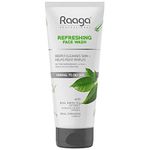 Raaga Professional Refreshing Facewash with Green Tea Extract and Cinnamon Extract | For Normal to Oily Skin | Deeply Cleanses Skin & Helps Fight Pimples (80 ml)