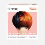 Streax Hair Colour Highlight Kit | Orange Hair Colour, Pumpkin Orange - Pack of 1 I Enriched with Walnut & Argan Oil I Hair Colour for Women | Rich, vibrant, Easy to use, DIY Application