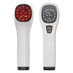 iKeener Handheld Red Light Therapy Device,(4x808nm +12 X 650nm) Cold Laser Human/Vet Therapy Device for Muscle Reliever,Knee,Shoulder,Back.Infrared Light Therapy Pain Relief Device,with Free Goggles