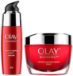 Olay Serum Regenerist Microsculpting?? Serum, 50 ml and Olay Night Cream: Regenerist Micro Sculpting Moisturiser, 50 g
