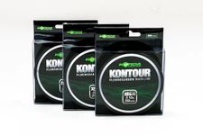 Korda Kontour Fluorocarbon Main Line, 18lb/0.37mm, 200m, Fluorocarbon, Fast Sinking, Tough, Excellent Knot Strength, Ideal for Carp Fishing, High Abrasion Resistance, Low Visibility in Water