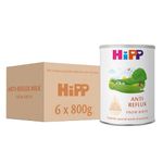 Hipp Anti Reflux Baby Milk Powder Formula, from Birth, 800g (Pack of 6)