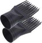 Kichvoe 2pcs Hair Dryer Comb Attachment, Universal Detangling Blow Dryer Comb For Home And Barbershop Salon(Diameter 5cm)