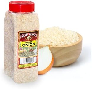 Angel Brand Minced Onion – 16 oz Bottle – Dehydrated Dried Onion Flakes, Perfect for Cooking, Seasoning, and Recipes.