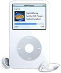 Apple iPod Classic, 5th Gen, 80GB - White (Renewed)