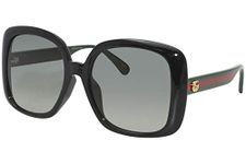 Gucci GG0714SA Black/Grey Shaded 56/19/145 women Sunglasses