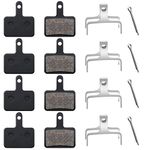 DECARETA Bicycle Brake Pads,4 Pairs Bicycle Disc Brake Pads,Good Replacement Pads for M315 M355 M515 M515-LA-M M525 NexaveC501 C601 M375 M395 M415 M416 M446 M465 M475 M485 M486