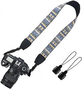 Elvam Camera Neck Shoulder Strap for DSLR/SLR/Instant Camera/DC/Phone Case, 09