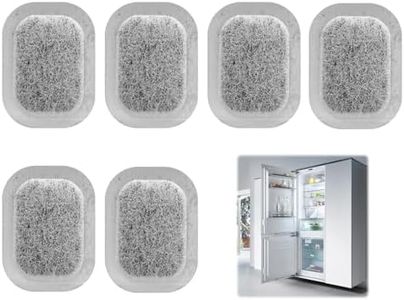 6 Pcs Refrigerator Ice Maker Filter Compatible with Mitsubishi Electric Fridge - Replacement Water Filter for MRPR-01FT M20KW0526 M20CM5526 M20VJ5526, Clean Filtration for Fresh Ice & Water