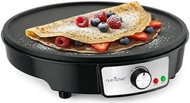 Nutrichef Electric Crepe Maker & Gr