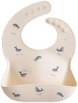 mushie Silicone Baby Bib | Adjustab