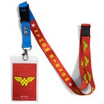 Ata-Boy DC Comics Wonder Woman Reversible Lanyard with Breakaway Clip and ID Holder