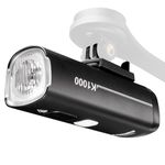 RAVEMEN K1000 Smart Front Bike Light for Cycling, 1000 Lumen Intelligent Night Riding Mode Automatic Brightness Adjustment, USB C Rechargeable Bicycle Light