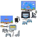 Drumstone Combo C7-8 bit Bit TV Video Game Console with 2 Game Controllers & Hunky TV Video Gaming Console | Classic Built-in Games Like Mario, Contra | Ideal Gift for Children | 15-Year Warranty