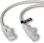 rhinocables CAT6 High-Speed Gigabit Ethernet Patch Network Cable for LAN — Snagless Cable with RJ45 Connector Lead — for Internet, Router, Modem, Smart TV, PC & Laptop (30m, Beige)