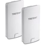 TRENDnet 14 DBI WiFi AC867 Outdoor Poe Preconfigured Point-to-Point Bridge Kit, 4 DBI Directional Antennas, for Point-to-Point WiFi Bridging Applications, 5GHz, AC867, TEW-840APBO2K CA