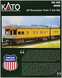 Kato USA Model Train Products N Scale Union Pacific Excursion Train 7-Car Set